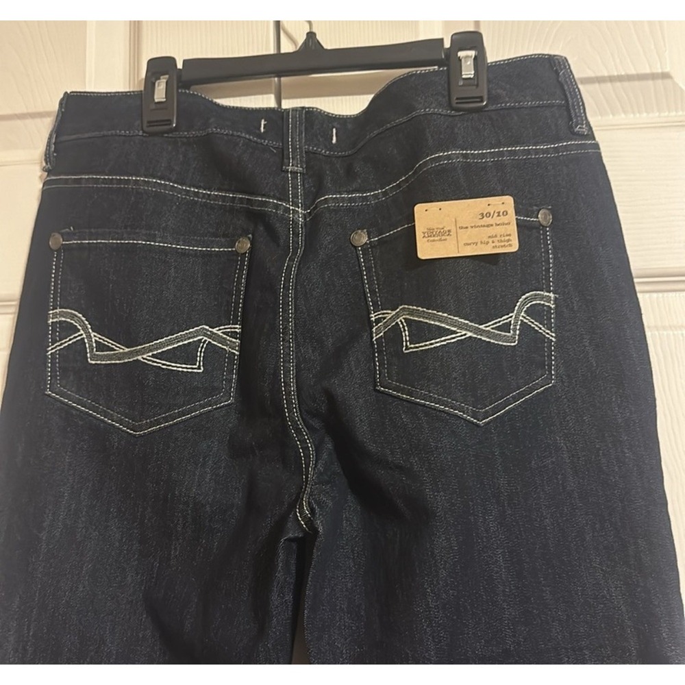 Nine West Vintage America Vintage Cropped Blue Jeans Size Missy 10/30 - Picture 6 of 9